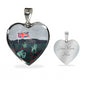never-disrespect HEART GOLD/SILVER NECKLACE
