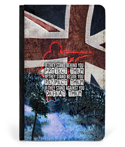 Passport Cover Faux Leather- Being-A-Soldier