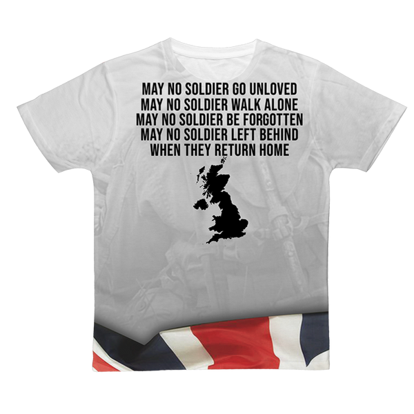 Love Our Soldier Classic Sublimation Adult T-Shirt