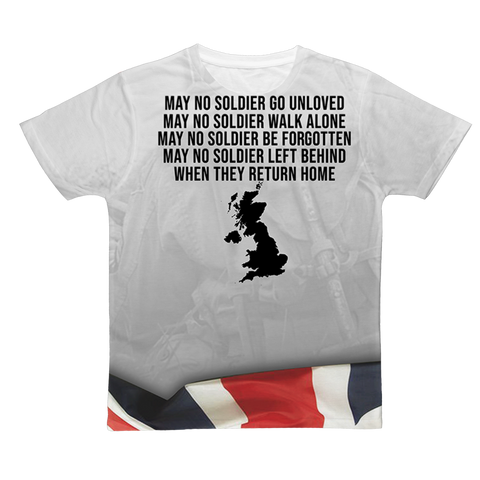 Love Our Soldier Classic Sublimation Adult T-Shirt