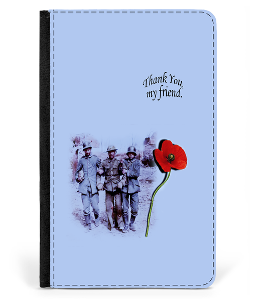 Passport Cover Faux Leather -Thank-You-My-Friend