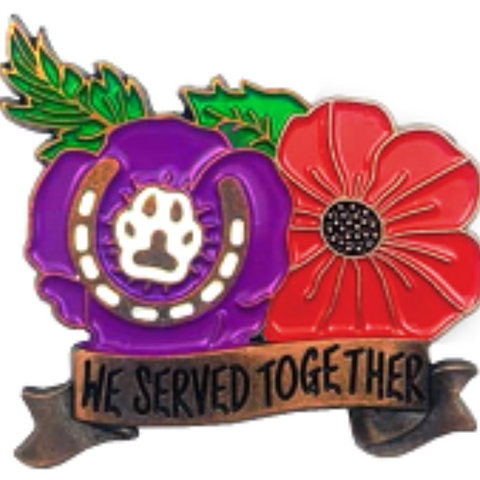 WE SERVED TOGETHER PIN