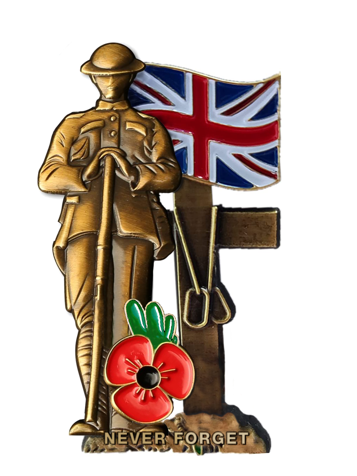 Never Forget Brooch Pin