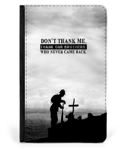 Passport Cover Faux Leather - Thank-Our-Brother