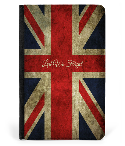 Passport Cover Faux Leather - Lest-We-Forget