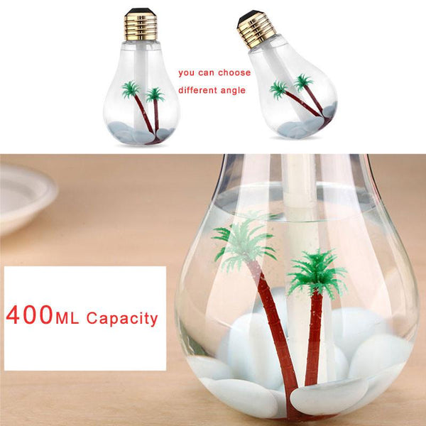 7 Color changing LED Bulb Shape Aroma Diffuser