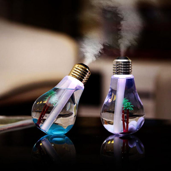 7 Color changing LED Bulb Shape Aroma Diffuser