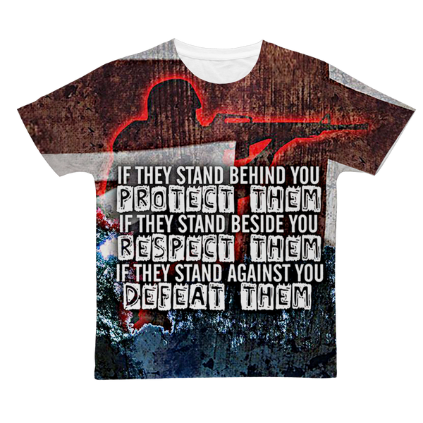 Being A Soldier Classic Sublimation Adult T-Shirt
