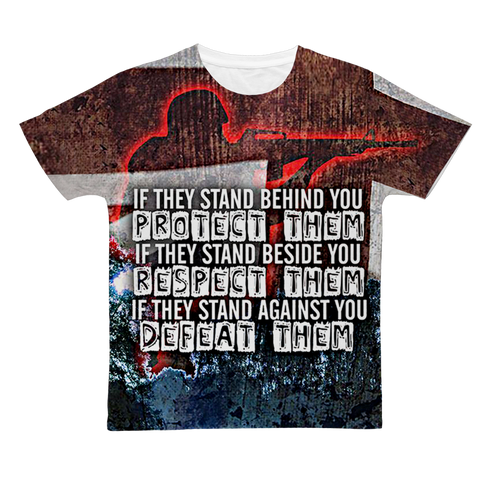 Being A Soldier Classic Sublimation Adult T-Shirt