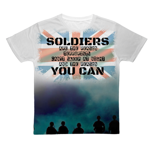 Soldier Pride Classic Sublimation Adult T-Shirt