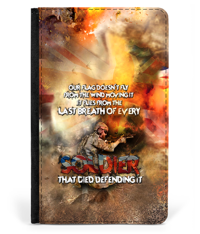 Passport Cover Faux Leather - Soldier's-Last-Breath