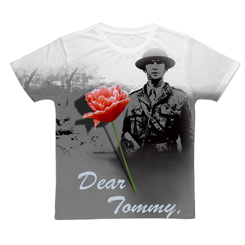 Dear tommy Classic Sublimation Adult T-Shirt