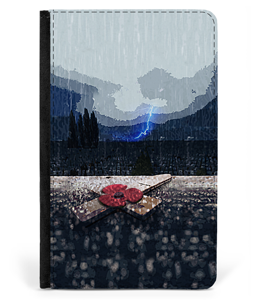 Passport Cover Faux Leather - Left