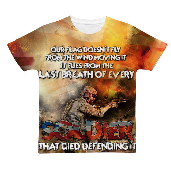 Soldier Last Breath Classic Sublimation Adult T-Shirt