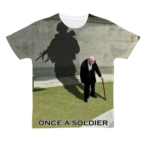 Once A Soldier Classic Sublimation Adult T-Shirt