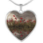 the-sky-weeps HEART GOLD/SILVER NECKLACE