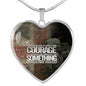 sacrifice HEART GOLD/SILVER NECKLACE