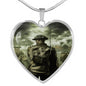 tommy-in-the-trenches HEART GOLD/SILVER NECKLACE