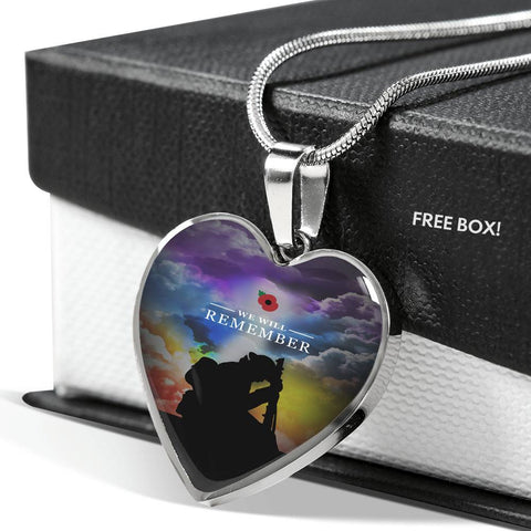 remember HEART GOLD/SILVER NECKLACE