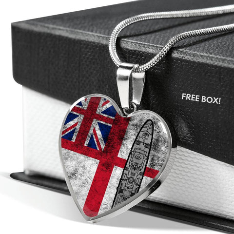 the-white-ensign HEART GOLD/SILVER NECKLACE