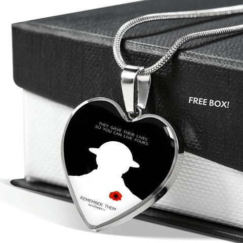 remember-them HEART GOLD/SILVER NECKLACE