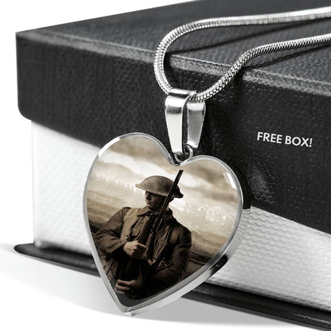 tommy HEART GOLD/SILVER NECKLACE