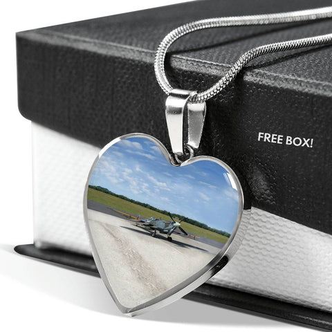 spitfire HEART GOLD/SILVER NECKLACE