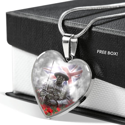 poppy-pride HEART GOLD/SILVER NECKLACE