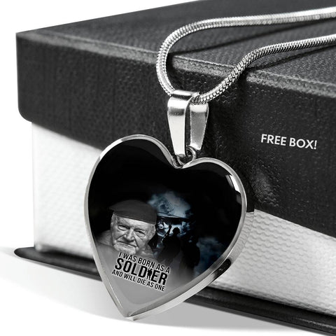 soldier-for-life HEART GOLD/SILVER NECKLACE