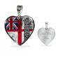the-white-ensign HEART GOLD/SILVER NECKLACE