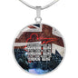 Being-a-Soldier Luxury Circle Necklace