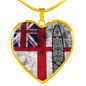 the-white-ensign HEART GOLD/SILVER NECKLACE
