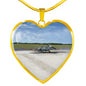 spitfire HEART GOLD/SILVER NECKLACE