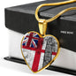 the-white-ensign HEART GOLD/SILVER NECKLACE