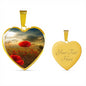 FOR THE FALLEN HEART GOLD/SILVER NECKLACE