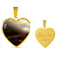 gloom HEART GOLD/SILVER NECKLACE