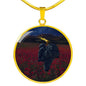 Torch Luxury Circle Necklace