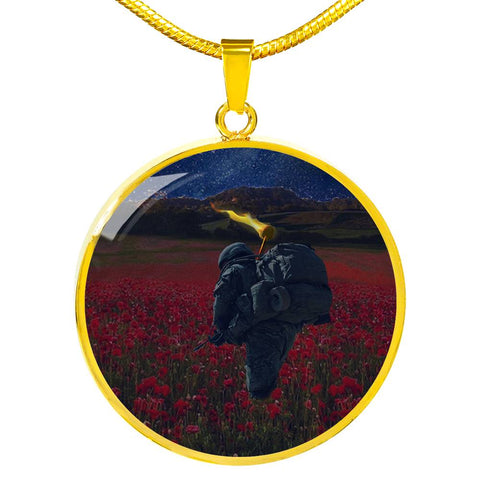 Torch Luxury Circle Necklace