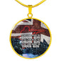 Being-a-Soldier Luxury Circle Necklace