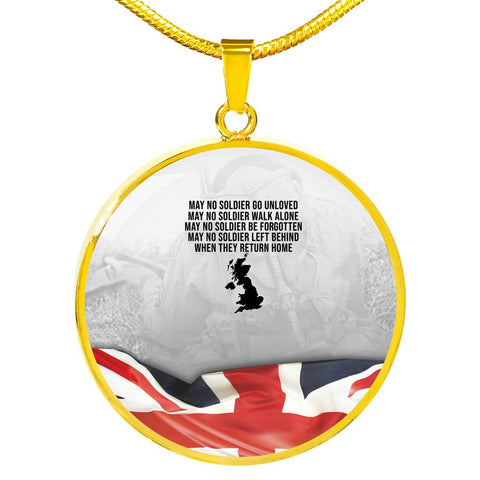 Love-Our-Soldier Luxury Circle Necklace