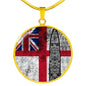 The-White-Ensign Luxury Circle Necklace