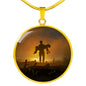 Touch-A-Fallen-Comrade Luxury Circle Necklace