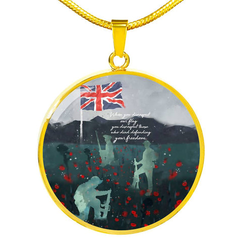 Never-Disrespect Luxury Circle Necklace