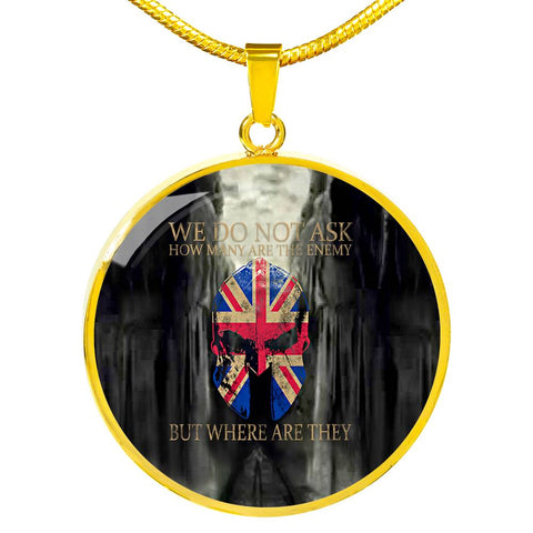 We-Do-Not-Ask Luxury Circle Necklace