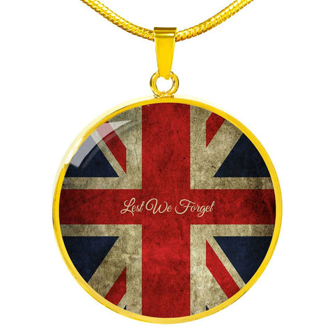 Lest-We-Forget Luxury Circle Necklace