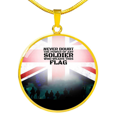 Soldier-Power Luxury Circle Necklace