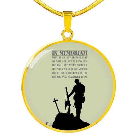 In-memoriam Luxury Circle Necklace