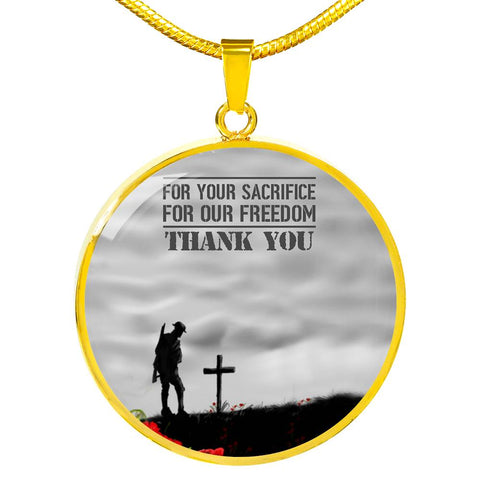 Thank-You Luxury Circle Necklace