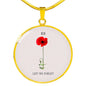 Lest-We-Forget-II  Luxury Circle Necklace