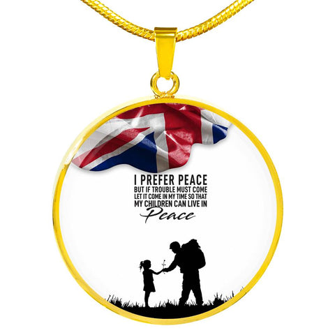 Peace Luxury Circle Necklace